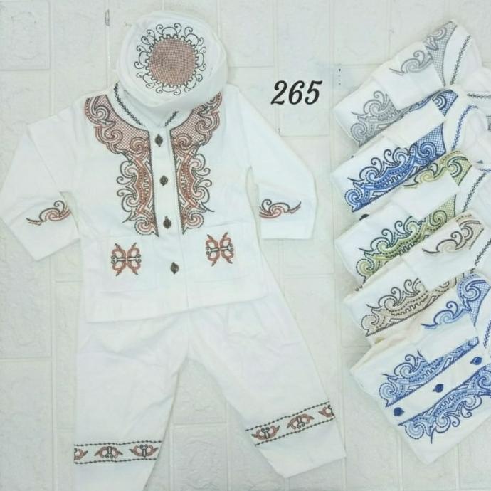 PROMO baju koko bayi laki laki 0 6 bulan habibi