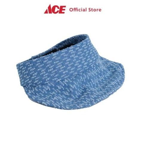 Terbaik Ace - Ataru Topi Visor Wide Texture - Biru Denim Original
