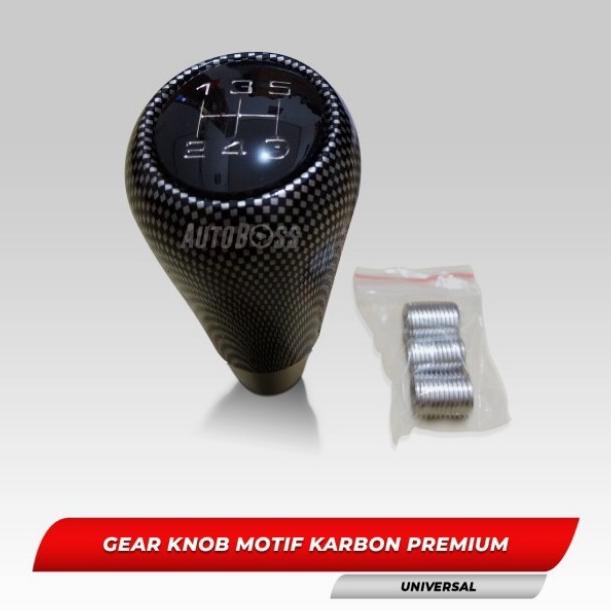 Terbaru gear shift knob motif Carbon mobil Suzuki Ertiga dijamin