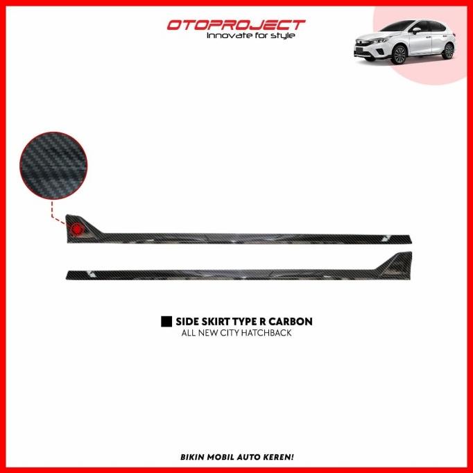 Otoproject Side Skirt Bodykit Samping Carbon City Hatchback