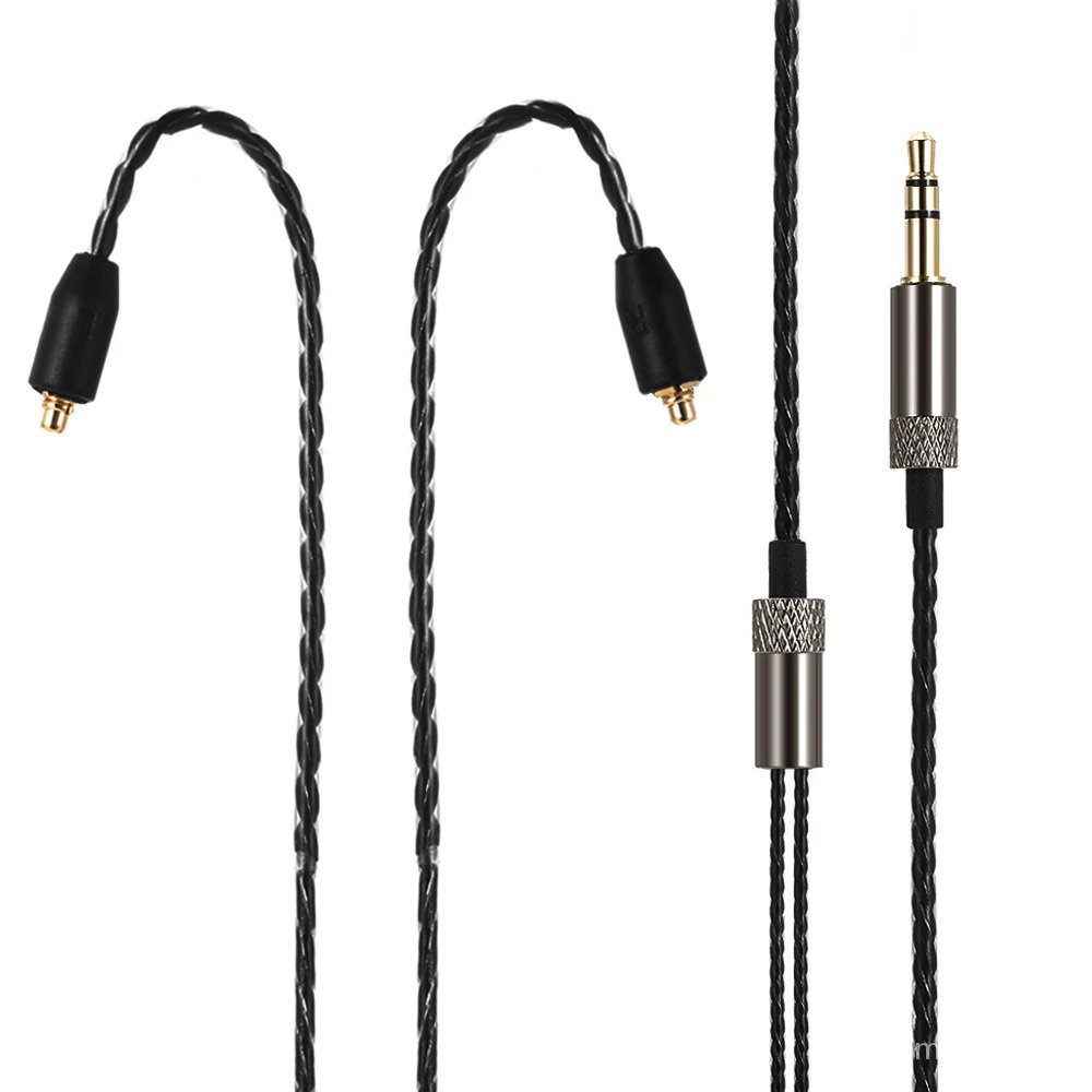 3.5Mm Kabel Earphone Kabel Pengganti Dapat Dilepas Headset Satu Kabel MMCX Konektor untuk Shure SE21