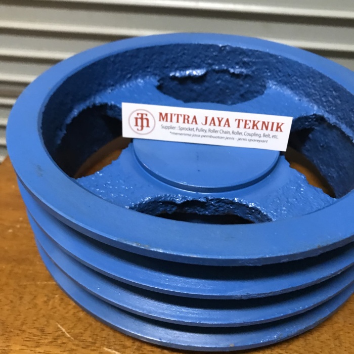 Puli Besi Jari B3 X 8 Inch Pully Pulley Polly Poli 3 Jalur