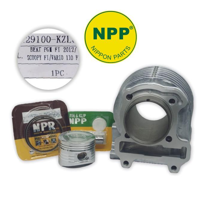 NPP Boring Set Beat Karbu Piston Ring Seher Silinder Kit Blok Mesin 16