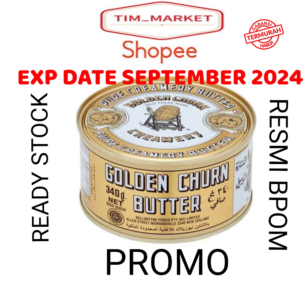 

Butter Golden Churn Tinned 340Gr /Mentega Golden Churn