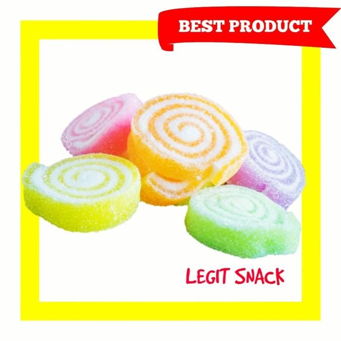 

JELLY ROLL BUAH / PERMEN JELI ROL LINGKARAN / FRUIT CANDY CIRCLE 250GR Best Seller