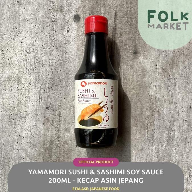 

```````] YAMAMORI Sushi & Sashimi Soy Sauce 200ml - Saus Kecap Asin Jepang