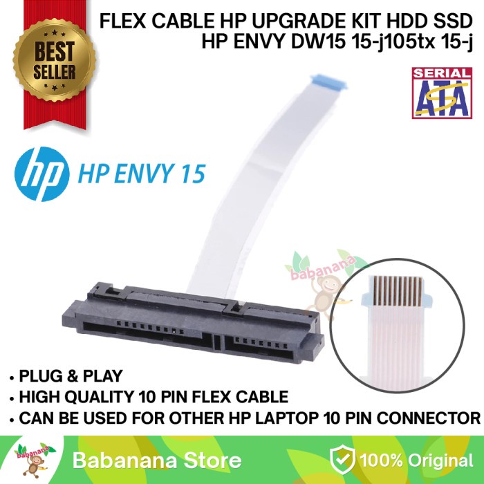 Terbaru Hp Envy 15 Laptop Dw15 15-J105Tx Hdd Ssd Sata Kabel Flex Connector