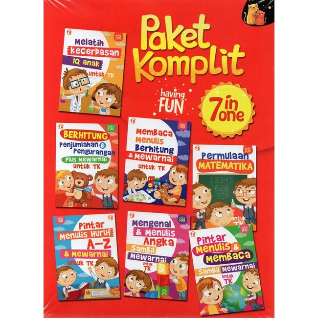 

[SALE MURAH] buku paket komplit 7in one having fun (pustaka ilham) BERGARANSI