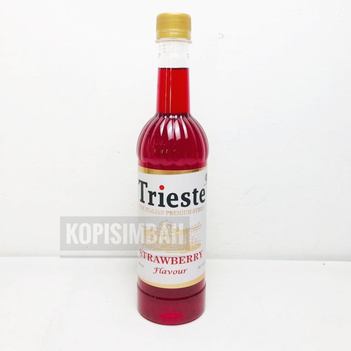 

^^^^^] Trieste syrup rasa STRAWBERRY Minuman Sirup Kopi Premium Italia