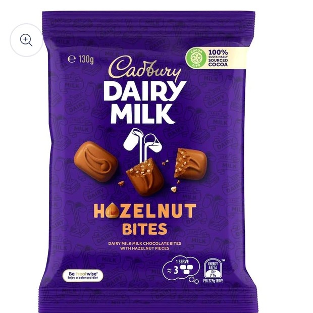 

Cadbury Dairy Milk Hazelnut Bites