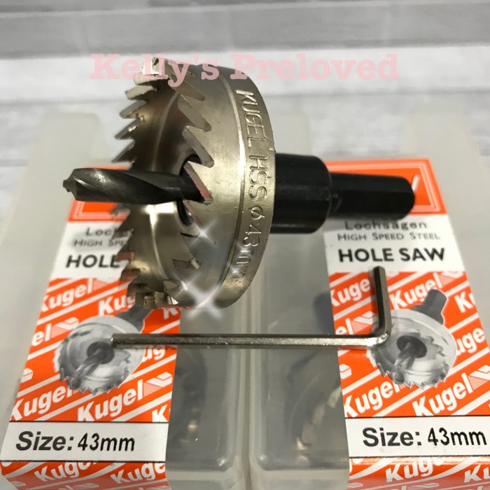 

Kugel Hole Saw Besi H.S.S 43 Mm - Mata Bor Besi Hss Original !!!