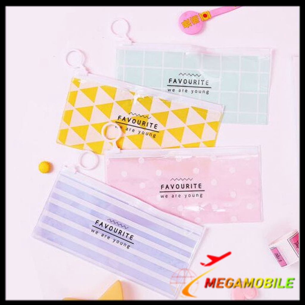 

MM - Tempat Pensil Pulpen Transparan Ziplock Karakter Serbaguna Pouch Zip Lock Penyimpanan Kosmetik Pouch Zipper Pencil Case Tempat Penyimpanan Alat Tulis Murah