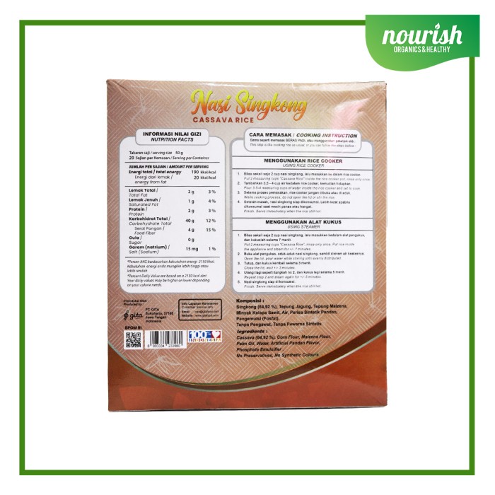 

Sego Singkong / Singkong 1 Kg