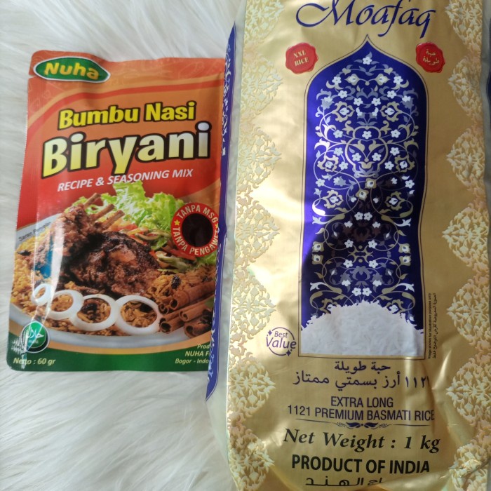 

Basmati1 Kg Bumbu Briyani
