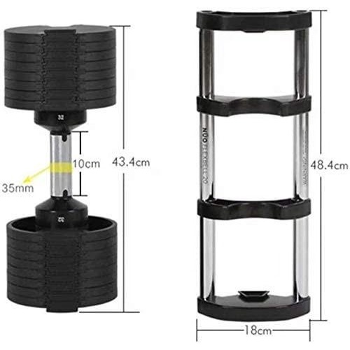 NUOBELL FLEXBELL 32KG ADJUSTABLE DUMBELL BOWFLEX KETTLER PROFLEX