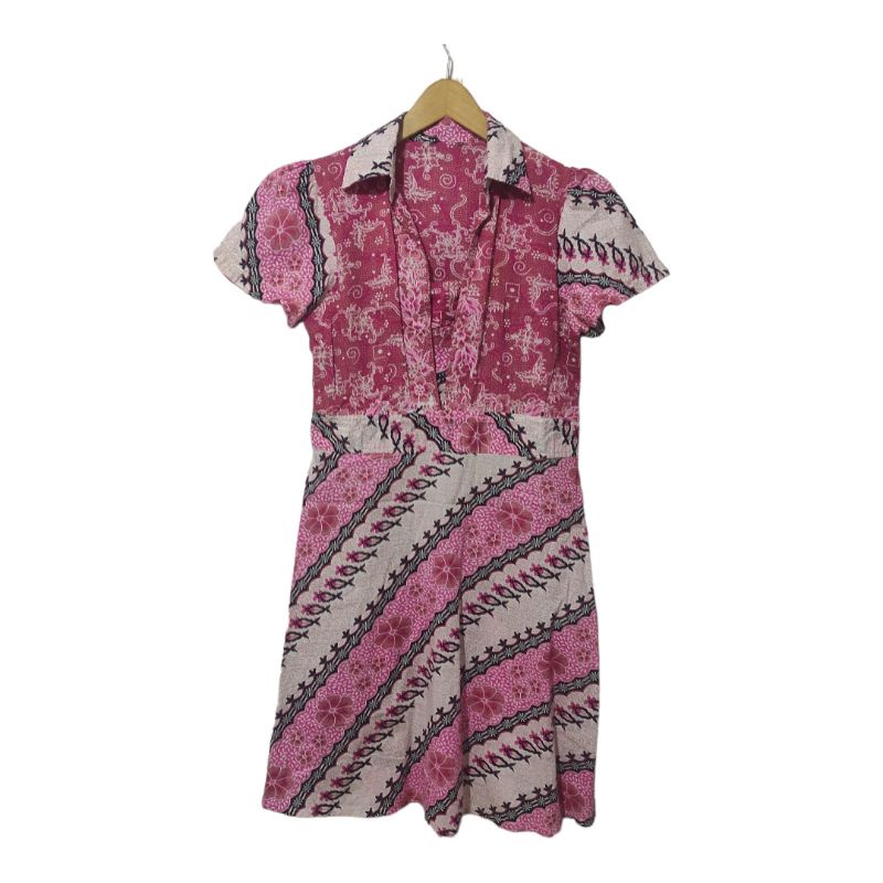 mini dress batik pink XS (minus)