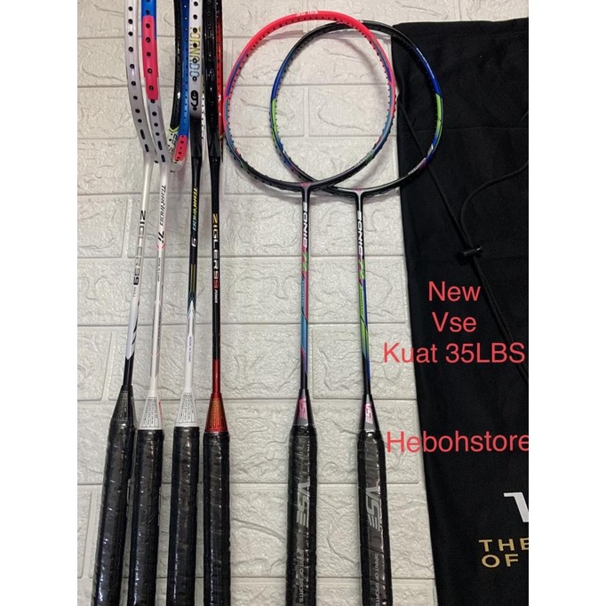 Raket Badminton New Vse Tornado,Sonic 72,Zigler 99 Dll Kuat 35 Lbs Limited Edition