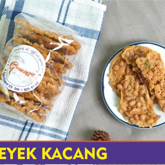 

Peyek Kacang Isi 10 Biji Snack Camilan Renyah Oleh - Oleh Khas Solo
