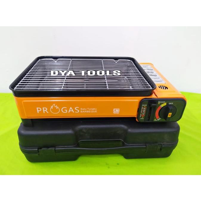 Kompor Gas Portable Bbq 2 In 1 Progas /Kompor Panggang Portable Progas