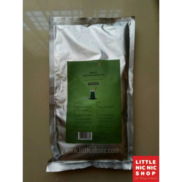 

Toffin Frappe Matcha Green Tea Numan Serbuk Rasa Teh Hijau