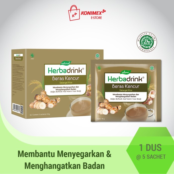 

Herbadrink Serbuk Minuman 5 Sachet 7Gr