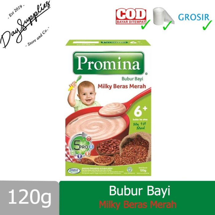 

Promina Bayi Milky Merah 120G 6+ Bulan
