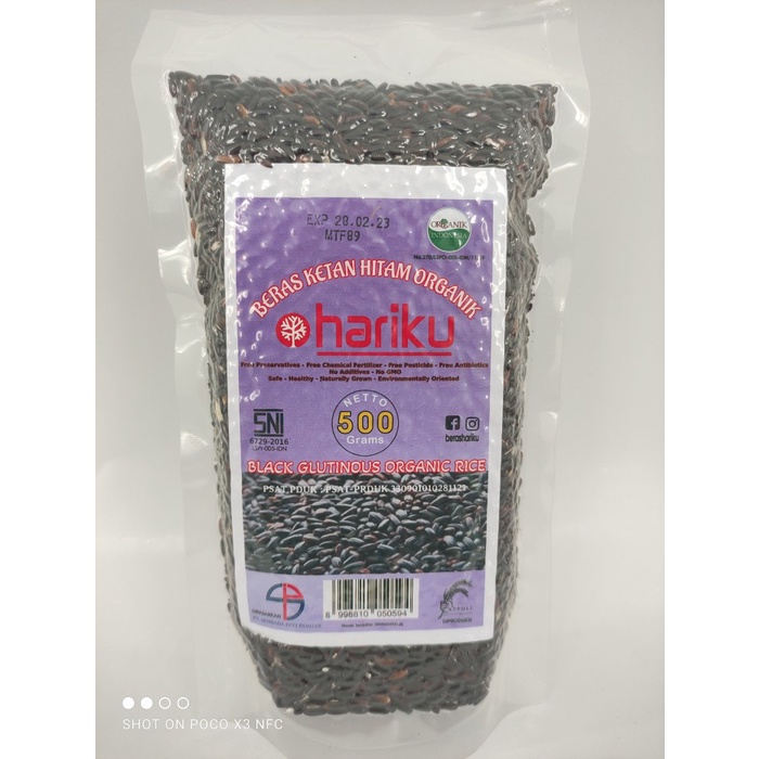 

Ketan Hitam Organik 500 Gram