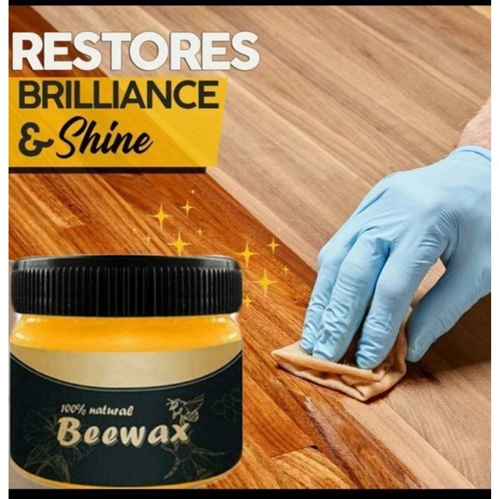 

Promo Wipeclean Bahan Alami Beewax Polish Untuk Memoles Kayu Original