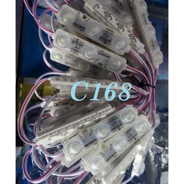 Modul Led Strip 3 Mata Samsung Lampu Advertising 12Volt 1.5Watt New arival