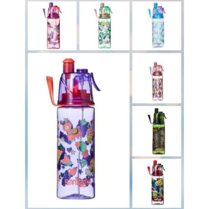 Risti Baru Smiggle Lively Spritz Spray Water Bottle/Botol Smiggle/Smiggle