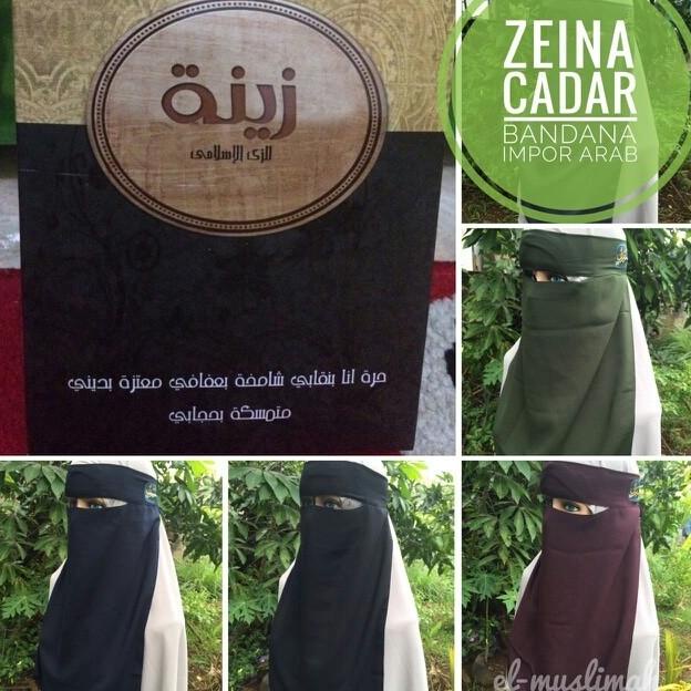 New Zeina Cadar / Bandana Import Arab Kualitas Premium Terbaik