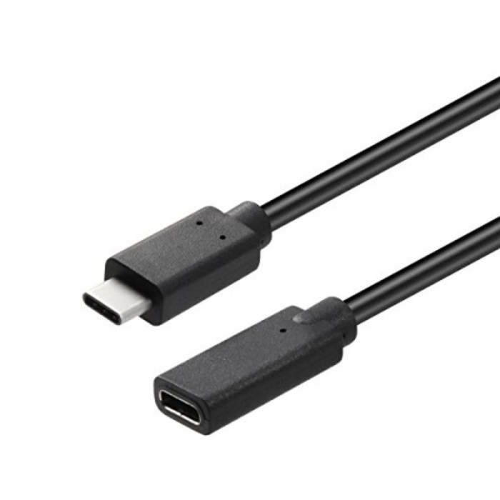 SAMBUNGAN KABEL EXTENSION USB 3.1 TYPE C MALE KE FEMALE USB C DATA ORIGINAL TERBARU
