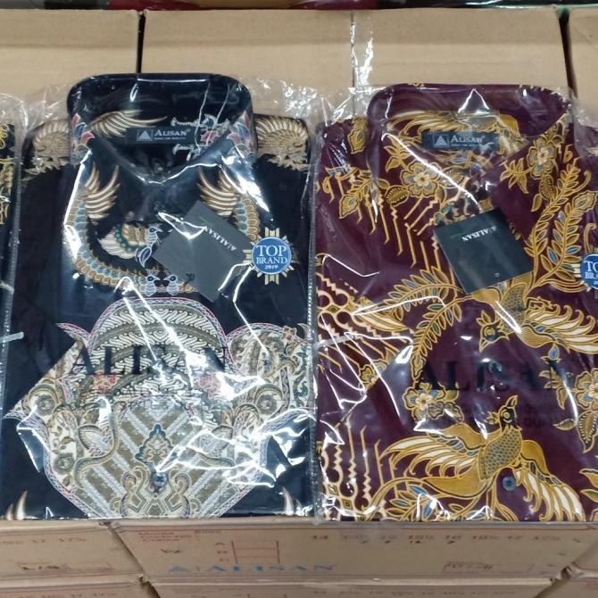Terlaris Kemeja Alisan Lengan Pendek Batik Jumbo 17.5 Terbaik