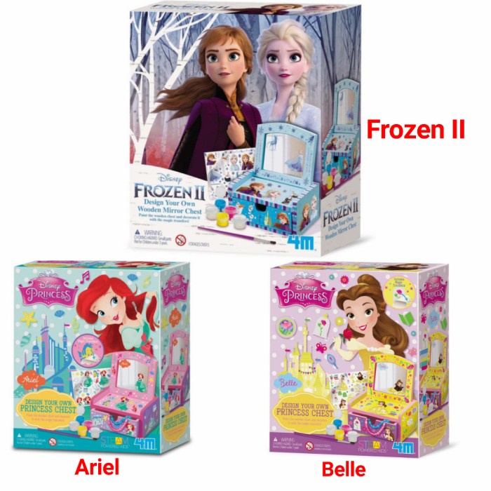 

4M Mainan Kreatif Anak Disney Princess Frozen Design Your Own Chest