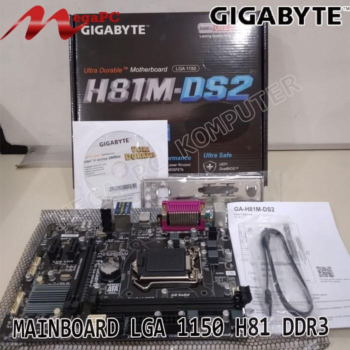 MOTHERBOARD MAINBOARD INTEL 1150 H81 DDR3 GIGABYTE