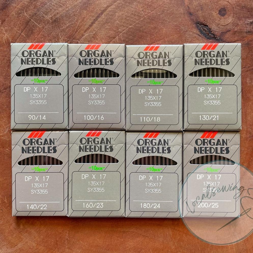 Terlaris Jarum Jahit Organ Needles Dp X 17 / Jarum Organ Dp X 17 / Jarum Mesin Jahit Walking Foot Dp