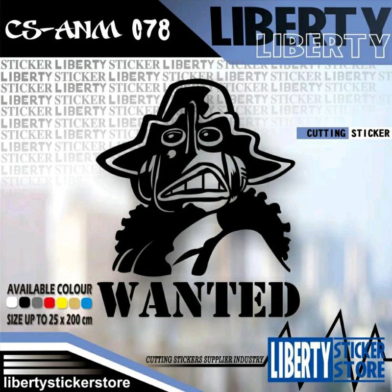 MEDIUM Cutting Sticker Usopp | Cutting Stiker Usopp | Cutting Sticker One Piece | Cutting Stiker One