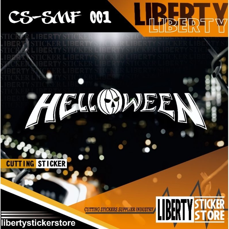 Stiker Helloween | Cutting Sticker Helloween | Bebas Pilih Warna & Ukuran