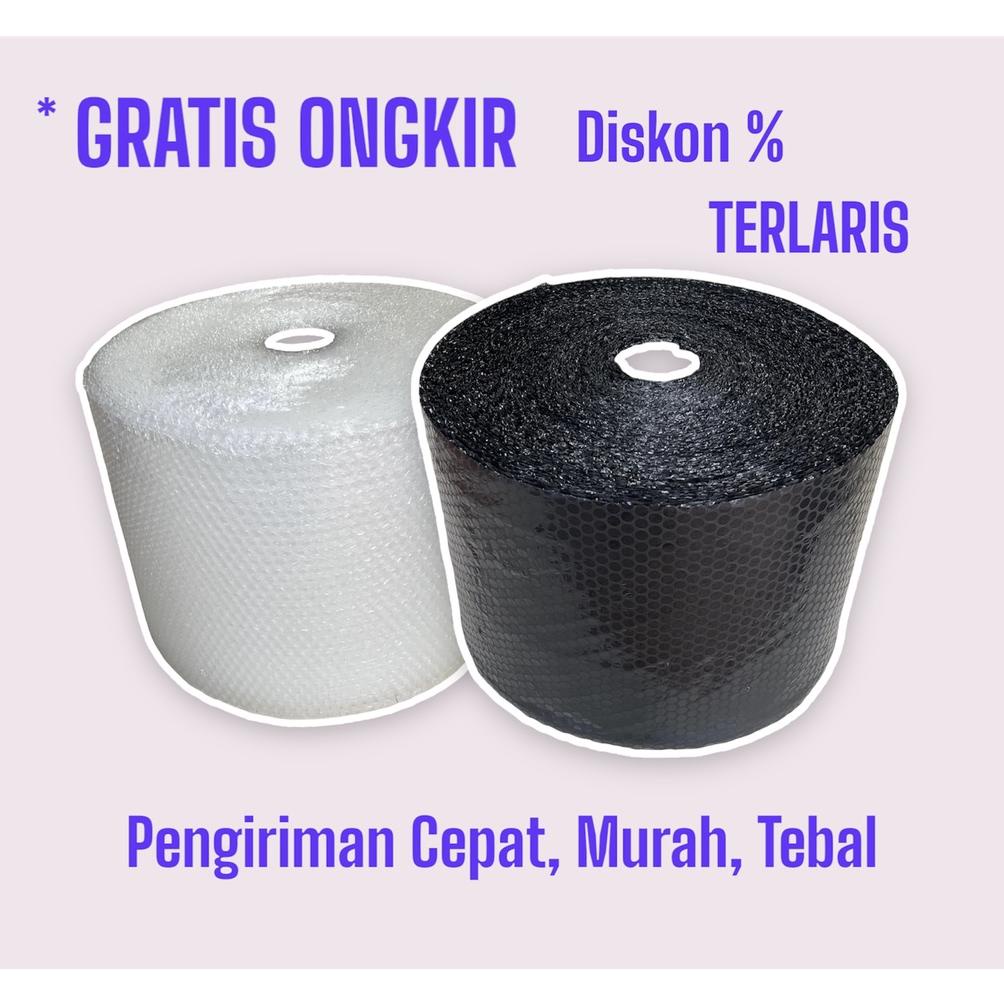 

Promo - bubble wrap hitam bubblewrap 50 meter x 30 cm plastik bubble tebal pekat lentur ORIGINAL !