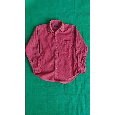 FLANNEL CORDUROY UNIQLO MAROON