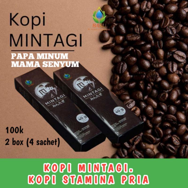Kopi Mintagi Kopi penambah Stamina Pria Dewasa Kopi Tahan Lama original