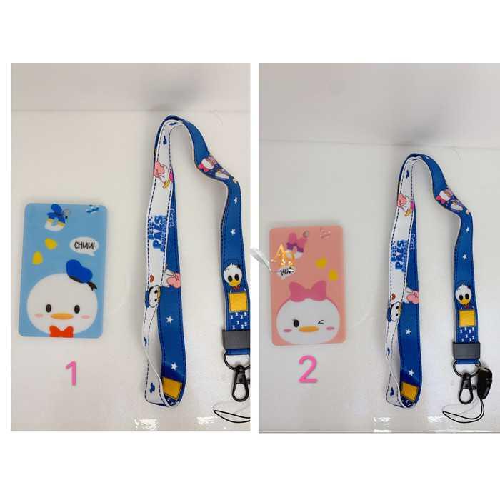 

Tempat Kartu Unik / Card Holder Tali Motif Donald Duck Imut Series Om-161