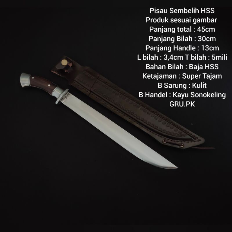 pisau bahan Hss