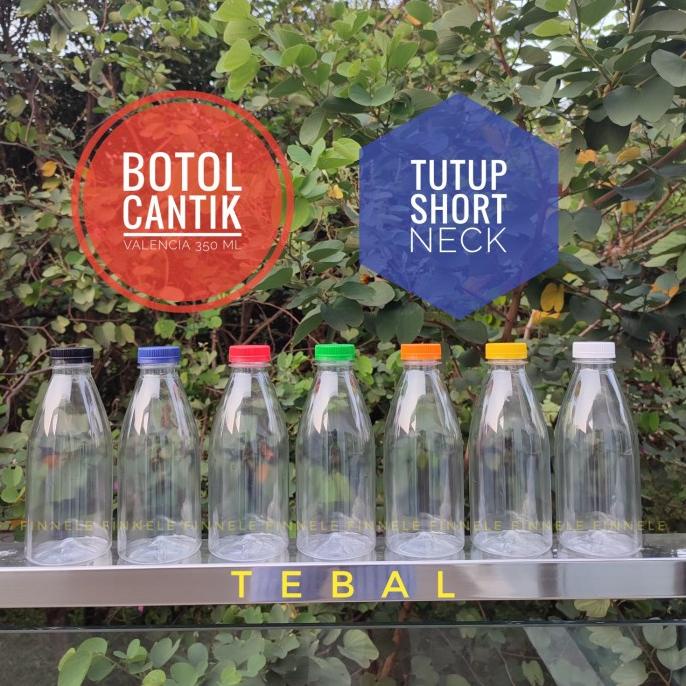 Botol Cantik 350 ml Tebal / Botol Plastik 350 ml /Valencia Tebal(26gr)