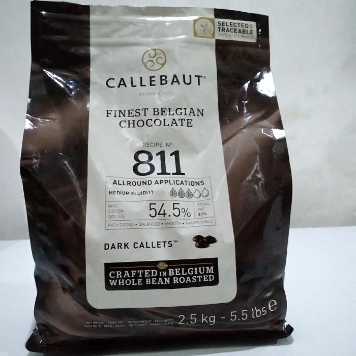 

CALLEBAUT 811 DARK CHOCOLATE 54% / COKLAT HITAM REPACK 500GR