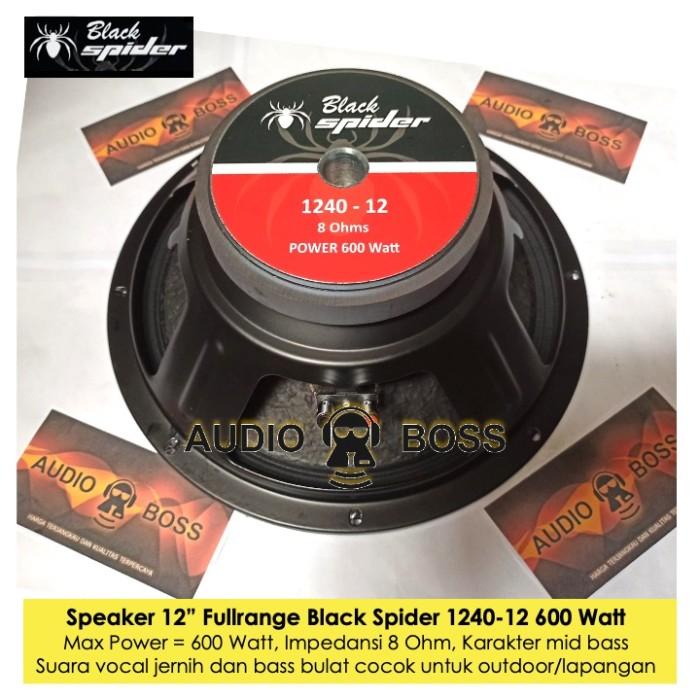 Speaker Full Range 12 Inch Black Spider 1240 - 12 Mid Bass 1240 12In