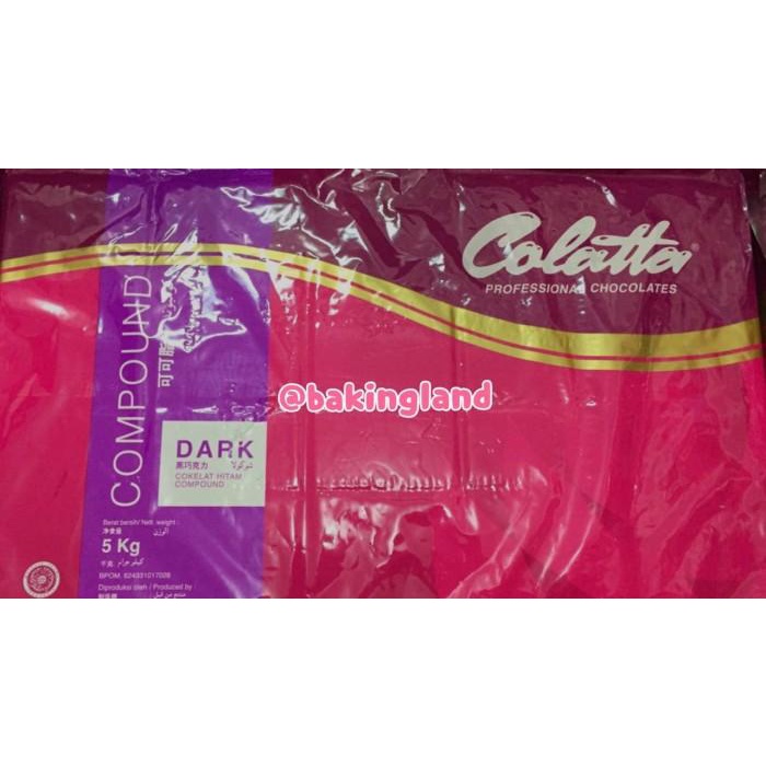 

COKLAT COLATTA DARK COMPOUND 5KG