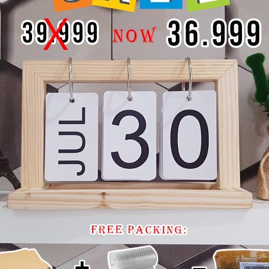 Kalender Abadi Everlasting Calendar Kalender Kayu Meja Unik Kalender 2021 2022 2023 Dekorasi Rumah H