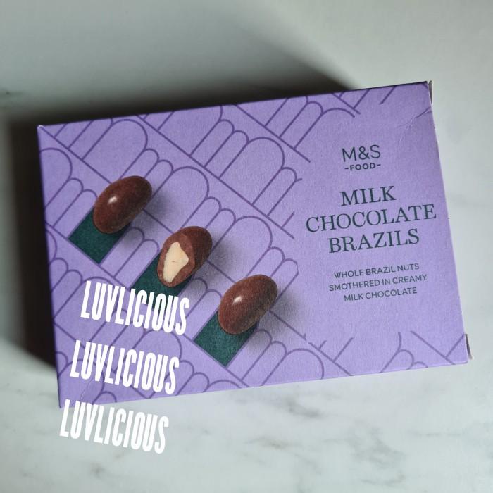 

M&S MARKS & AND SPENCER CREAMY MILK CHOCOLATE BRAZILS COKLAT COKELAT