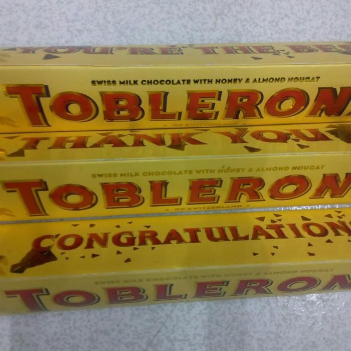 

TOBLERONE SWISS MILK COKLAT &ALMOND NOUGAT